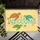 Welcome Sea Turtle Coral Starfish Seashells - Home Decor Gift Doormat - 6