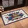 Fluffy Brown Cat Welcome Patriotic Floral Stars - Farmhouse Decor Gift for Cat Lover Doormat - 4