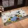 Welcome Hummingbird Patriotic Stars Floral Rustic Wood - Farmhouse Decor Doormat - 4