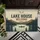 Lake House Welcome Canoe Pine Forest Mountains - Home Decor Gift Doormat - 6