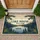Lake House Welcome Pine Boughs Canoe - Rustic Lodge Home Decor Gift Doormat - 1