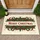 Merry Christmas Pine Holly Berries Snowflakes - Christmas Holiday Decor Doormat - 1
