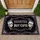 Haunted But Cute Skulls Bats Scrollwork - Halloween Holiday Decor Doormat - 1