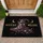 Ornate Witch Hat Welcome Gold Buckle Floral Stars Moons - Home Decor Gift Doormat - 1