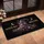 Ornate Witch Hat Welcome Gold Buckle Floral Stars Moons - Home Decor Gift Doormat - 4