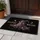 Ornate Witch Hat Welcome Gold Buckle Floral Stars Moons - Home Decor Gift Doormat - 5