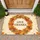 Give Thanks Autumn Harvest Wreath - Thanksgiving Home Decor Doormat - 1