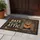 Bats Attic Window Pumpkin Skull Orange Full Moon Ornate Borders - Halloween Home Decor Gift Doormat - 5