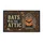 Bats Attic Window Pumpkin Skull Orange Full Moon Ornate Borders - Halloween Home Decor Gift Doormat - 3