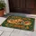 Game Day Gathering Football Helmet Autumn Oak Leaves Footballs - Farmhouse Decor Doormat - 5