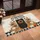 Pumpkins By The Door Autumn Wreath Black Door - Rustic Farmhouse Fall Decor Doormat - 4