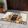Pumpkins By The Door Autumn Wreath Black Door - Rustic Farmhouse Fall Decor Doormat - 5