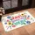 YAY YOU'RE HERE Floral Welcome - Everyday Home Entryway Gift Doormat - 4
