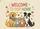 Friendly Dog Cat Pets Welcome Home - New Home Housewarming Gift for Pet Lovers Doormat - 7
