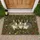 Three Realistic Rabbits Wild Forest Flora - Wildlife Lover Home Decor Gift Doormat - 1