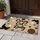 Crazy Cat Lady Black Cat Heads Paw Prints - Everyday Home Decor for Cat Lover Doormat - 5