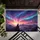 Black Cat Mountain Cosmic Sky Aurora - Home Decor Gift for Cat Lover Doormat - 6