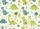 T-Rex Brontosaurus Stegosaurus Flowers - Home Decor Gift for Kids Doormat - 7