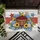 Cherry Bushel Basket Hydrangea Sunflowers Americana Stars - Patriotic Farmhouse Decor Doormat - 6