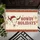 Howdy Holidays Bull Skull Santa Hat Western - Christmas Decor Gift Doormat - 6