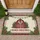 Rustic Red Barn Wreath Ranch Christmas - Farmhouse Holiday Decor Doormat - 1
