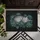 Sleeping Gray Tabby Cat, Succulent Rosettes, Botanical Foliage - Home Decor Gift for Cat Lovers Doormat - 6