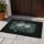 Sleeping Gray Tabby Cat, Succulent Rosettes, Botanical Foliage - Home Decor Gift for Cat Lovers Doormat - 5