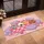 Five Sleepy Cartoon Kittens Pink Blanket Purple Pillows Hearts Stars - Home Decor Gift for Cat Lover Doormat - 4