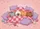 Five Sleepy Cartoon Kittens Pink Blanket Purple Pillows Hearts Stars - Home Decor Gift for Cat Lover Doormat - 7