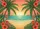 Tropical Beach Sunset Palm Trees Ocean Waves - Home Decor Gift Doormat - 7