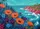Vibrant Poppies Bellflowers Coastal Cliffs - Home Decor Gift Doormat - 7