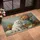 Fluffy White Cat Goldfish Fishbowl Flowers - Home Decor Gift for Cat Lover Doormat - 4