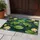 Green Frogs Lily Pads Water Lilies Aquatic Plants Pond - Wildlife Lover Home Decor Gift Doormat - 5