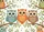 Plump Owls Wide Open Eyes Smaller Owls Leafy Branches - Wildlife Home Decor Gift Doormat - 7