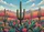 Cacti Succulent Desert Mountains - Home Decor Gift for Garden Lover Doormat - 7