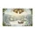 Golden Christmas Bells Snowy Village Horse Sleigh - Holiday Home Decor Doormat - 3
