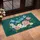 Blue Dragonflies Pink Roses White Daisies Floral - Garden Lover Home Decor Gift Doormat - 4