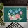 Blue Dragonflies Pink Roses White Daisies Floral - Garden Lover Home Decor Gift Doormat - 6