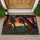 Majestic Redwood Forest Silhouetted Trees Sunset Landscape - Everyday Home Decor Gift Doormat - 1