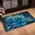 Electric Blue Liquid Glasses Blueberries Mint - Home Decor Gift for Beverage Lover Doormat - 4