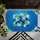 Blueberry Ice Cubes Mint Leaves Water Droplets - Refreshing Home Decor Gift Doormat - 6