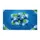 Blueberry Ice Cubes Mint Leaves Water Droplets - Refreshing Home Decor Gift Doormat - 3