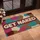 GET NAKED Bold Blocky Text Interlocking Large Irregular Shapes - Home Decor Gift Doormat - 4
