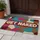 GET NAKED Bold Blocky Text Interlocking Large Irregular Shapes - Home Decor Gift Doormat - 5