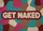 GET NAKED Bold Blocky Text Interlocking Large Irregular Shapes - Home Decor Gift Doormat - 7