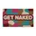 GET NAKED Bold Blocky Text Interlocking Large Irregular Shapes - Home Decor Gift Doormat - 3