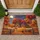 Autumn Night Fox Cats Barns Full Moon Leaves - Farmhouse Decor Gift Doormat - 1