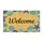 Welcome Teal Blue Seashell Starfish Sun Drenched Beach Sand Home Entryway Decor Gift Doormat - 3