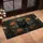 Black Cat Golden Eyes Botanical Foliage - Home Decor Gift for Cat Lover Doormat - 4