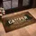 Camper Happy Place Travel Trailer Evergreen Wood - Camping Lifestyle Gift for RV Owners Doormat - 4